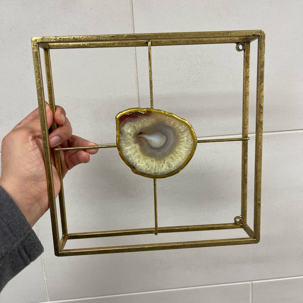 Gold Geode Wall Art (12x12) - Picture 2 of 2